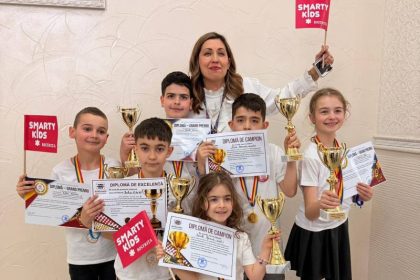 FOTO Copiii de la Smartykids Bistrita pe podium la Olimpiada Internationala de Aritmetica Mentala din Moldova Cea mai mica participanta are doar 4 ani