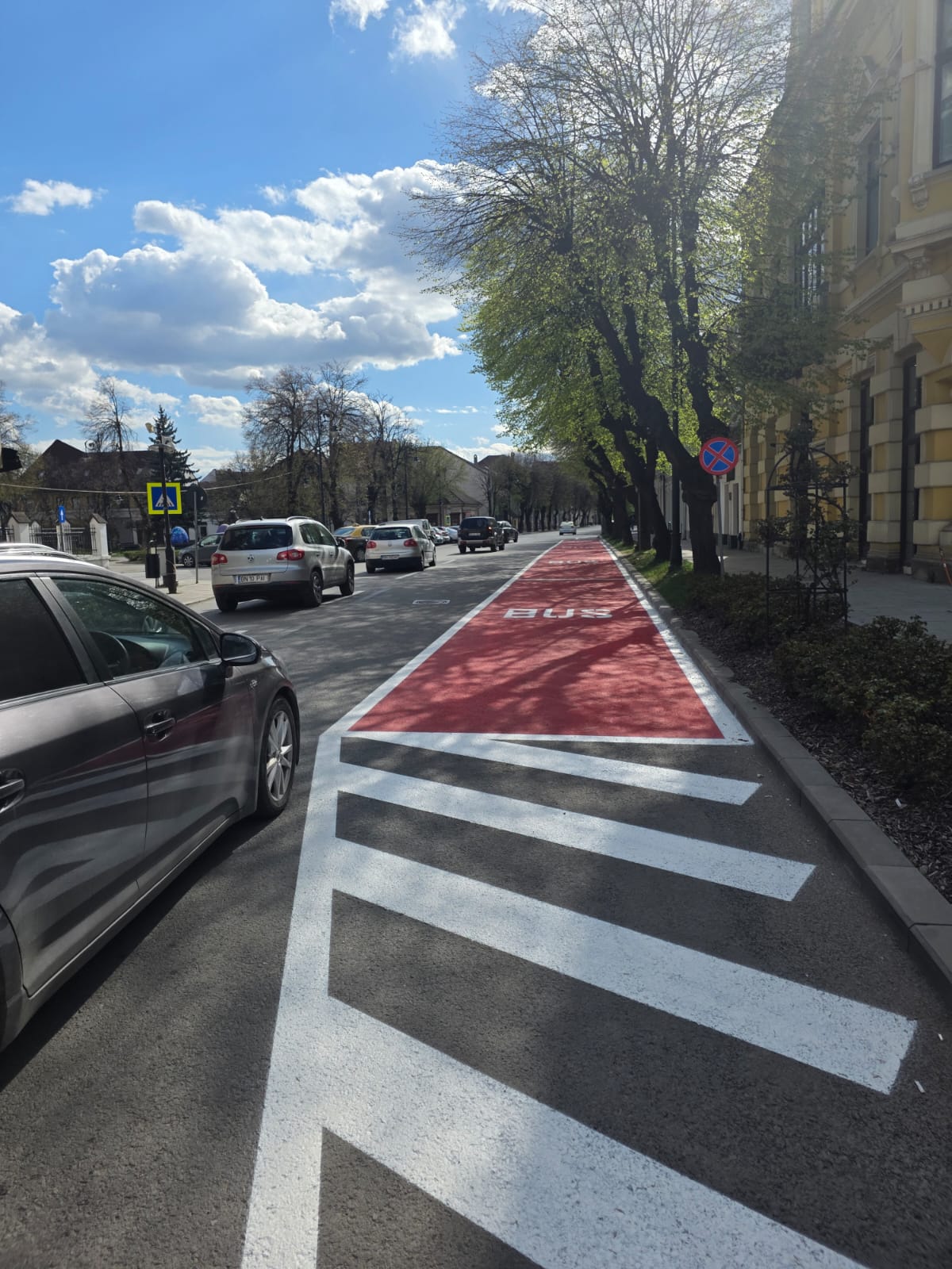 FOTOVIDEO Bistrita dispune incepand de astazi de locuri de parcare pentru autocarele turistilor