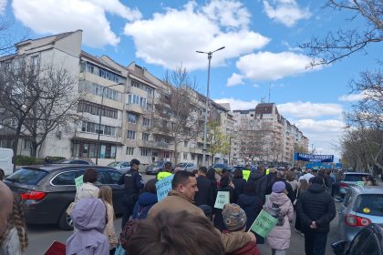 FOTOVIDEO Marsul Invierii pentru a 16 a oara la Bistrita