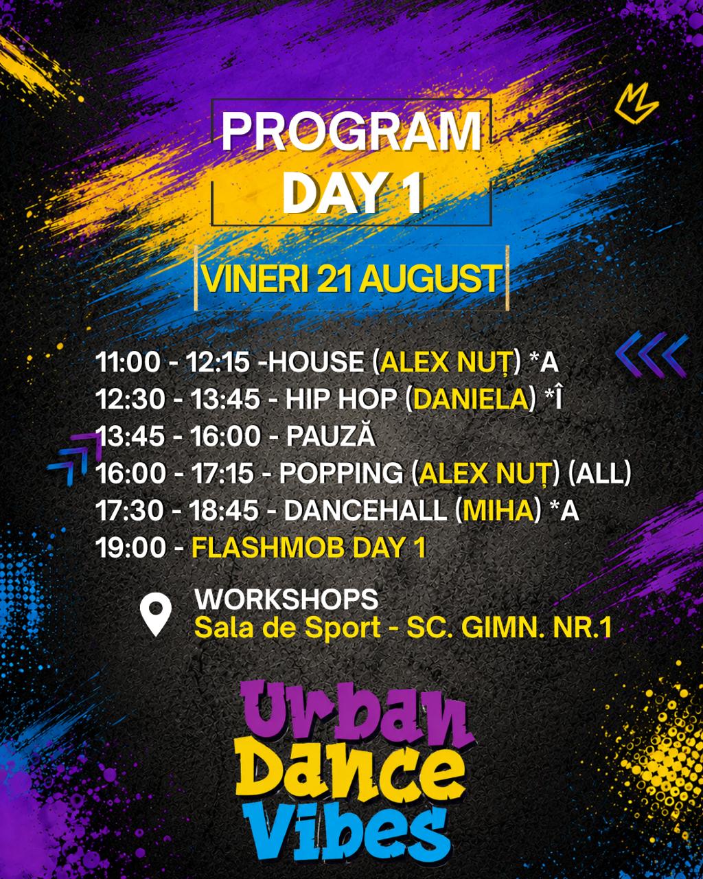 Dans stradal spectacole si Batalil Hip Hop Urban Dance Vibes se intoarce la Bistrita intre 21 si 23 august