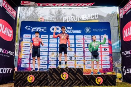 FOTO De la pista de motociclism la podiumul ciclismului Bistriteanul Iosif Ureche se impune la Cupa Romaniei la XCM