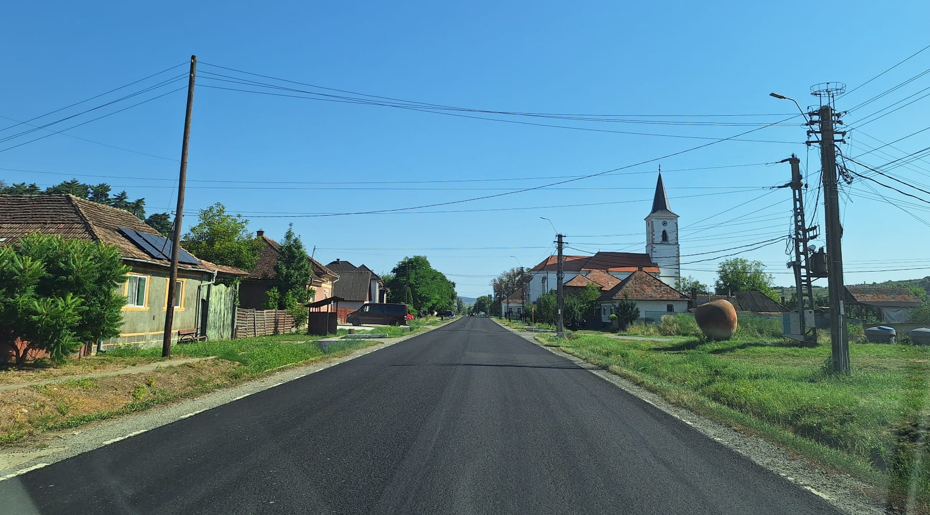 FOTO Lucrari pe DN 15A spre Mures Declaratiile lui Nicolae Gavriloaie directorul Sectiei Drumuri Nationale Bistrita Nasau
