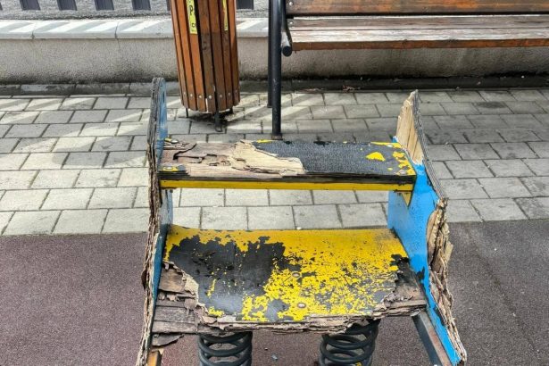 FOTO Parcul din Orheiu Bistritei risca sa fie inchis din causa murdariei si distrugerilor Ce a declarat primarul Stelian Curean