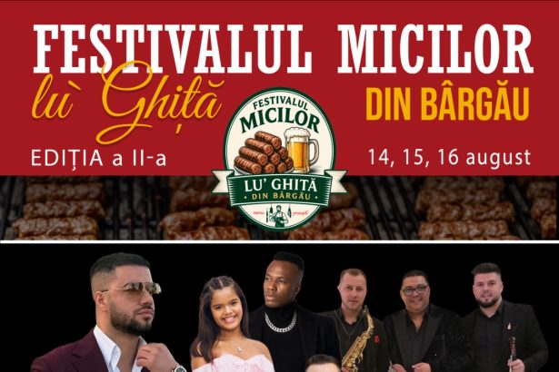 Festivalul Micilor Lu Ghita din Bargau se apropie Intre 14 si 16 august te asteapta preparate delicioase si distractie pentru toti la Joseni