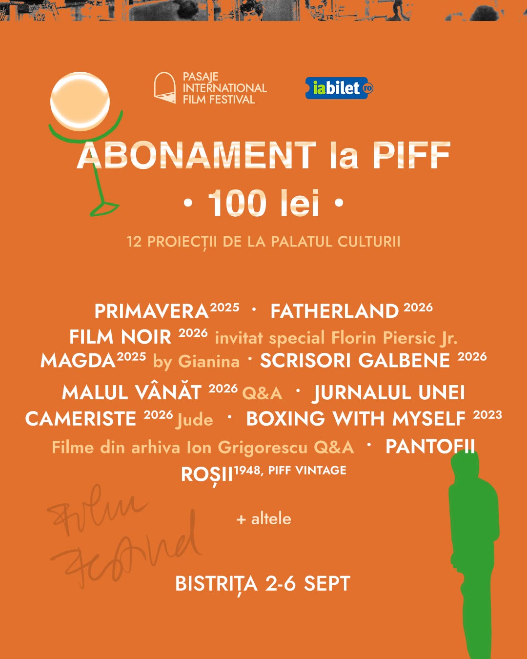 Festivalul de Film PASAJE in curand la Bistrita Atelier special pentru tineri si 12 proiectii de exceptie Abonamentele sunt disponibile pentru vanzare