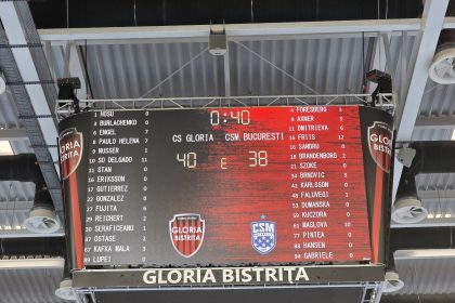 Gloria Bistrita a invins CSM Bucuresti si va disputa finala Supercupei Romaniei