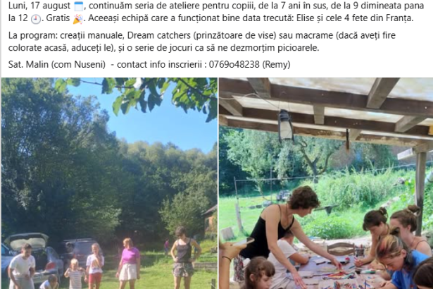 un francez care practica agricultura ecologica in malin i a implicat pe studentii sai in activitati cu copiii din sat nu am vrut sa ii vad pe tablete