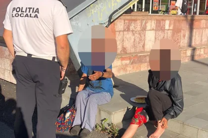 Aproape 40 de cerșetori, sancționați la Bistrița. Jumătate provin din alte localități