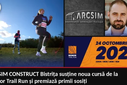 ARCSIM CONSTRUCT Bistrița sponsorizează cursa Monor Trail Run și premiază primii sosiți!