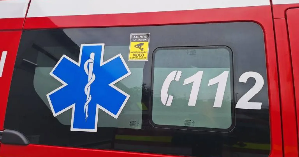 Bistrița: Copil transportat la spital în urma unui accident pe strada Mălinului