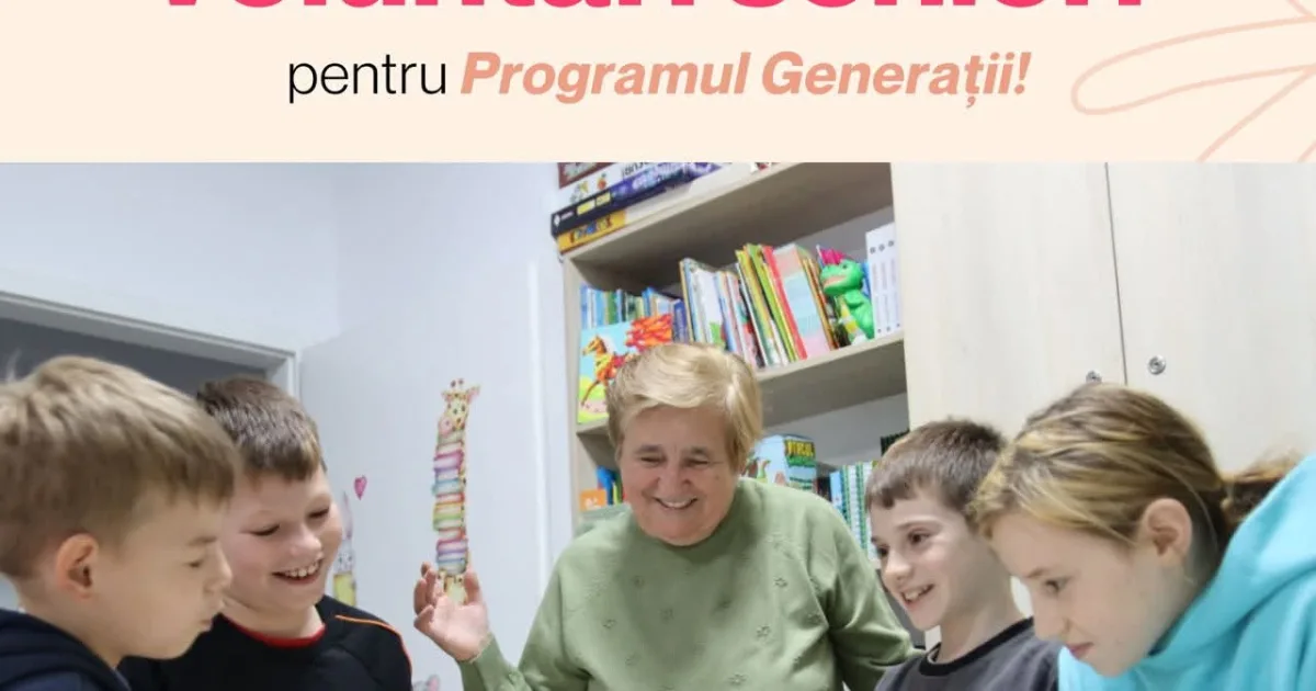Bistrița: Seniorii, invitați să fie bunici pentru 15 copii de la Fundația Inocenți
