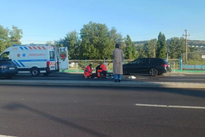 Femeie inconștientă, lovită de mașină în Florești, Cluj