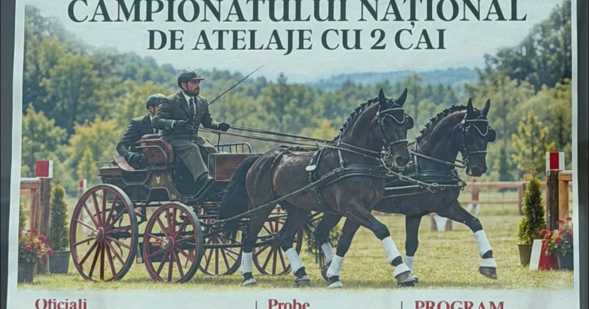 Herghelia Beclean găzduiește finala Campionatului Național de Atelaje