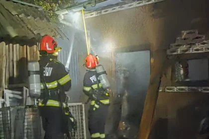 Incendiu puternic la o anexă din Negrilești: 25 de găini au murit în flăcări