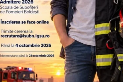 ISU BN recrutează candidați pentru Școala de Subofițeri de Pompieri