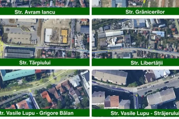 Lucrările la rețeaua de apă și canalizare închid 5 intersecții și 4 străzi din Bistrița