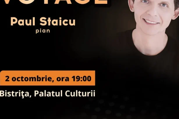 Paul Staicu, concert „Classic. Jazz. Voyage” la Palatul Culturii Bistrița