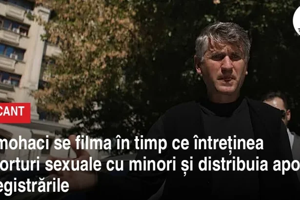 Pomohaci se filma cu minori și distribuirea înregistrărilor
