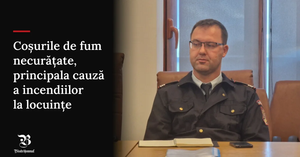 Pompierii: curățați coșurile de fum! Zeci de locuințe incendiate într-o lună