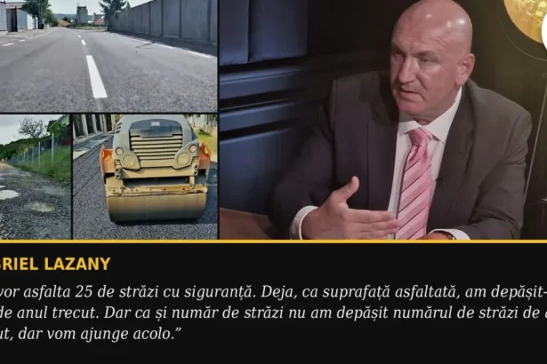 Primarul Lazany: 25 de străzi vor fi asfaltate anul acesta! Am depășit suprafața din 2025