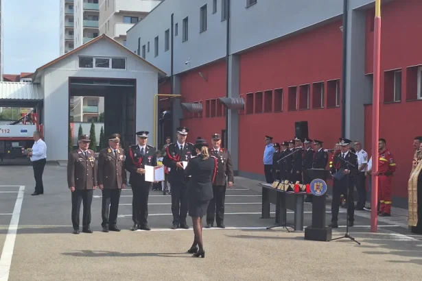 Ziua Pompierilor din România, sărbătorită la Bistrița alături de colegi din Austria!
