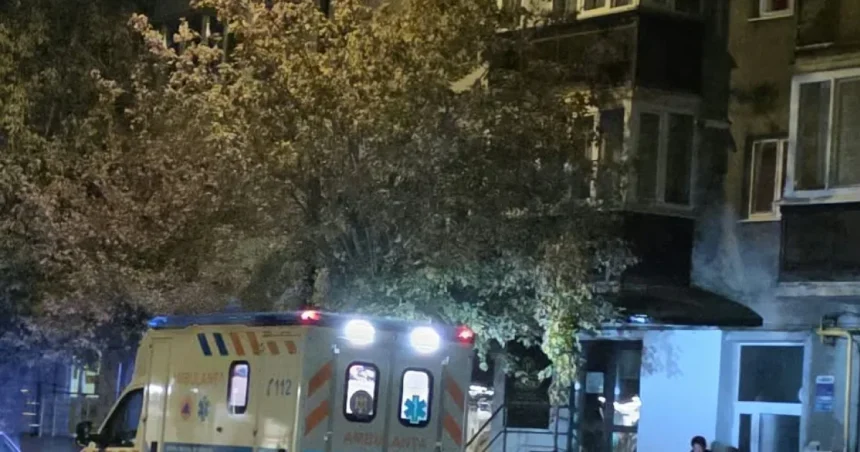Bărbat de 67 de ani căzut de la etajul 2 al unui bloc de pe strada Năsăudului