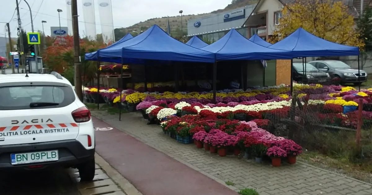 Flori și candele pentru Luminație în Bistrița: unde le cumpărați și ce riscă vânzătorii