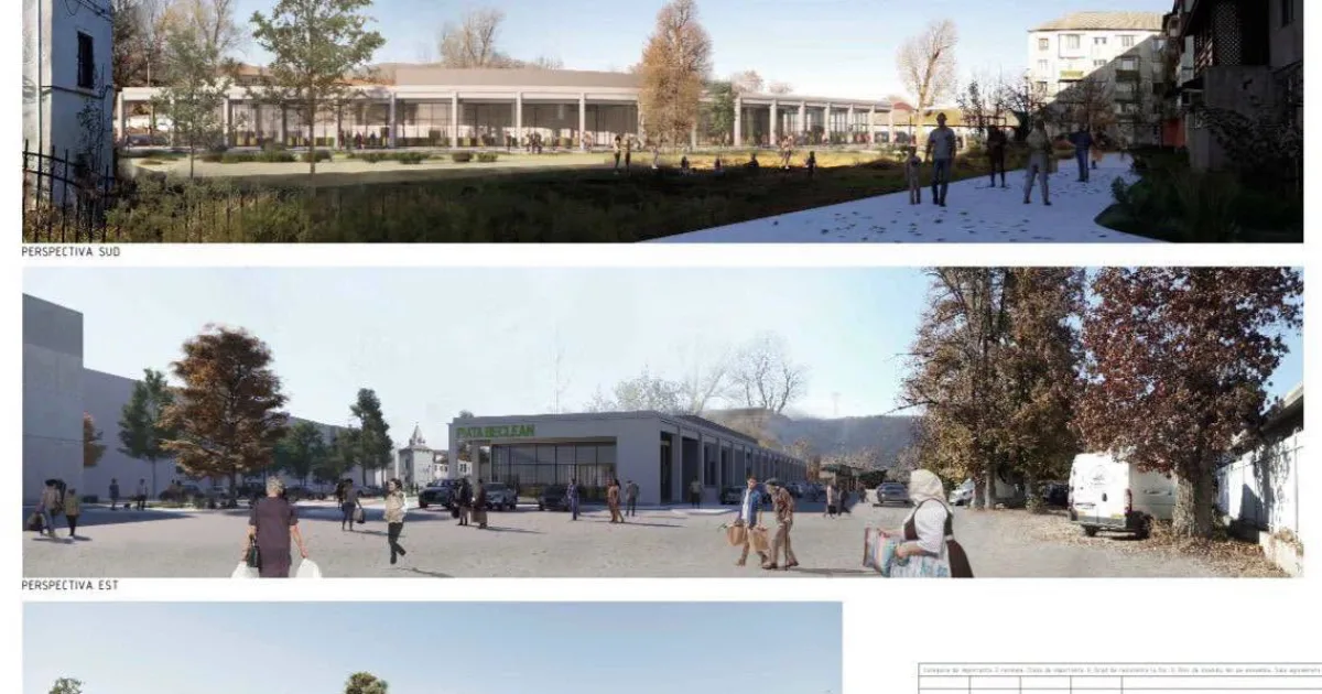 Piață agroalimentară de 7 milioane de euro, construită la Beclean
