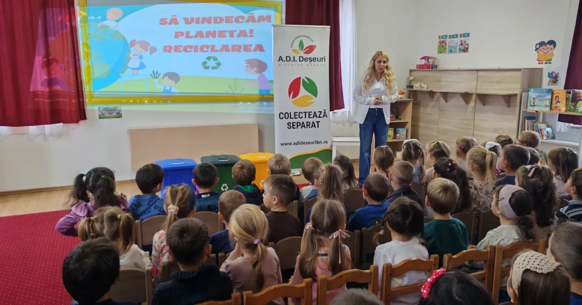 Săptămâna Verde: ADI Deșeuri BN, în vizită la școli și grădinițe