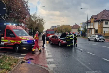 Surpriza de la etilotest în accidentul de pe strada Andrei Mureșanu